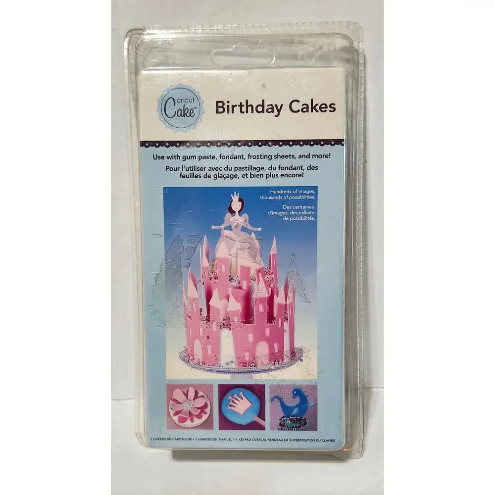 Cricut Cake Birthday Cakes Cartridge 2000224 New Sealed Retired
